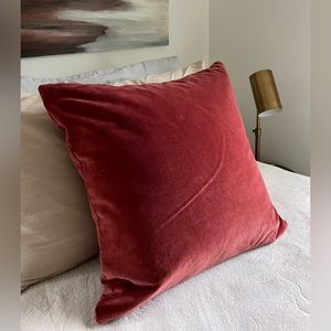 FRONTGATE “Leighton” Velvet 20” Pillow